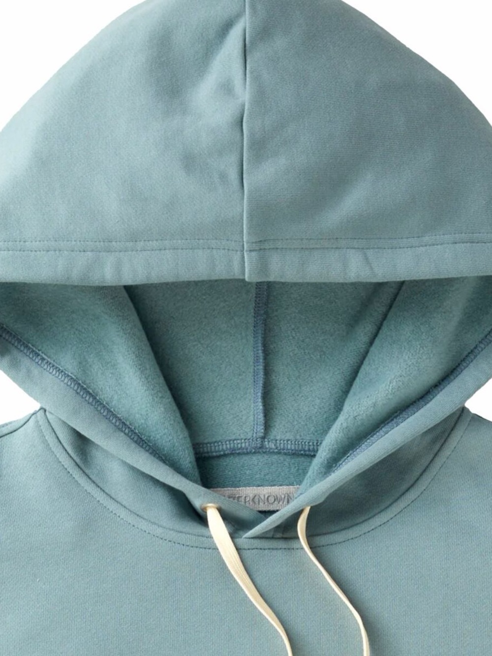 Outerknown All-Day Colorblock Hoodie XL Ash Blue organic Gorpcore sweatshirt - Picture 3 of 13